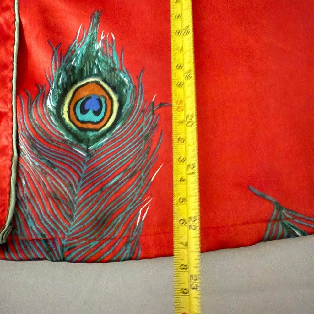 Women's their nibs peacock pajama top shirt size‎ small - Picture 10 of 10